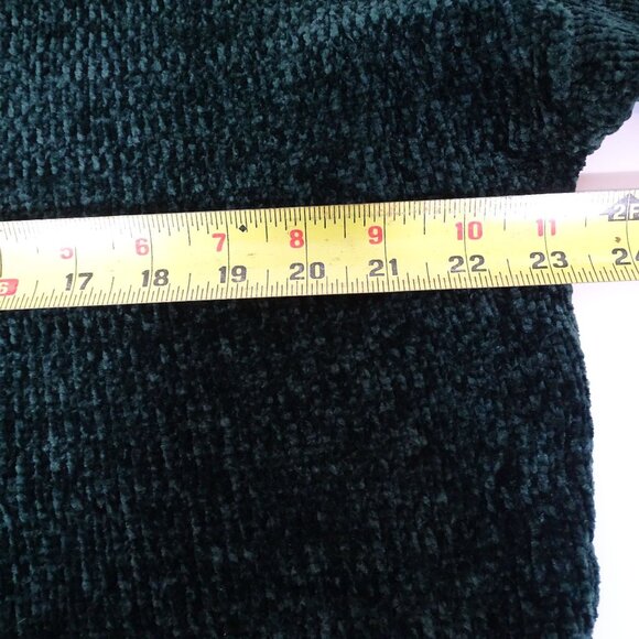 Ambiance Apparel Chenille Knit Sweater Pullover Women Size L Green Long Sleeve - Picture 7 of 9